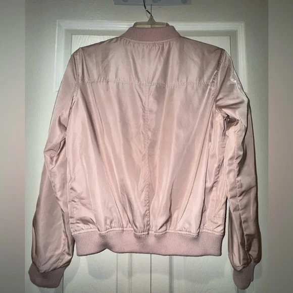 Hei Hei Anthropologie-Pink Bomber Jacket. Size XS VGUC - Picture 2 of 12